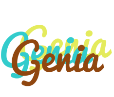 Genia cupcake logo