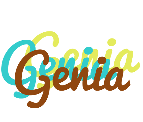 Genia cupcake logo