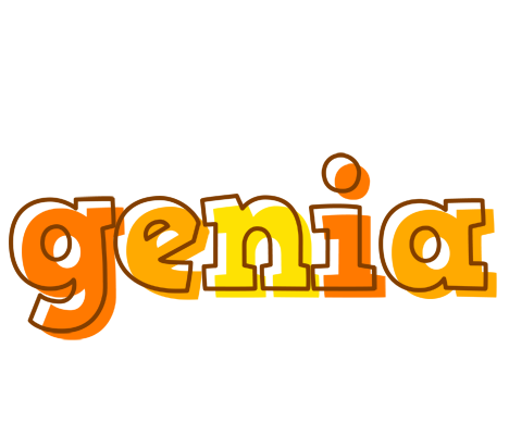 Genia desert logo