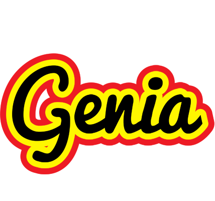Genia flaming logo