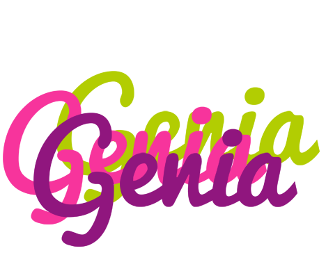 Genia flowers logo