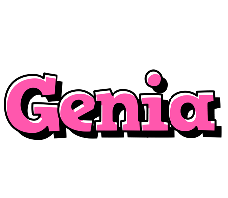 Genia girlish logo