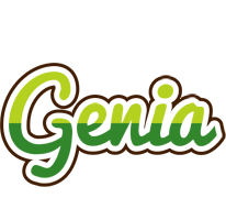 Genia golfing logo