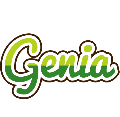 Genia golfing logo