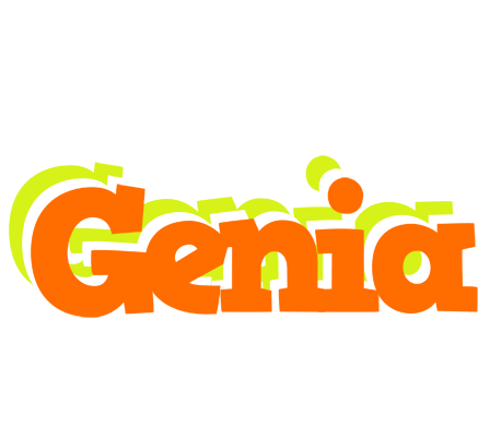 Genia healthy logo