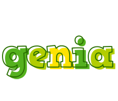 Genia juice logo