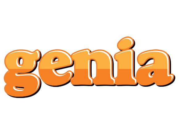 Genia orange logo