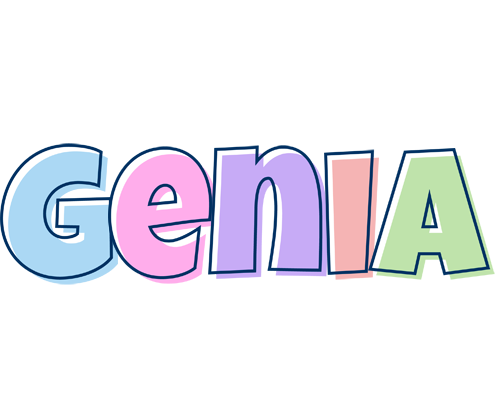 Genia pastel logo