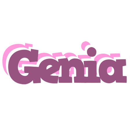 Genia relaxing logo