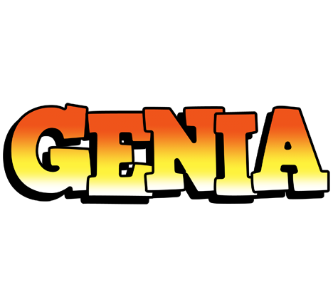 Genia sunset logo