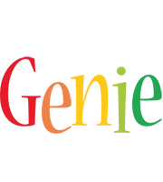 Genie birthday logo