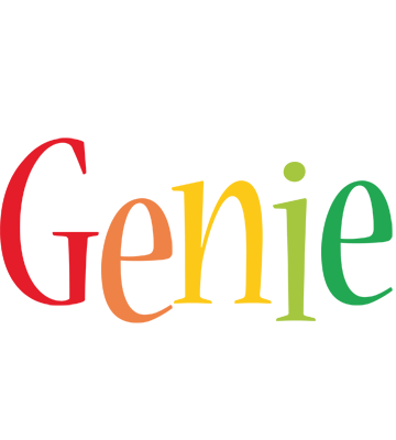 Genie birthday logo