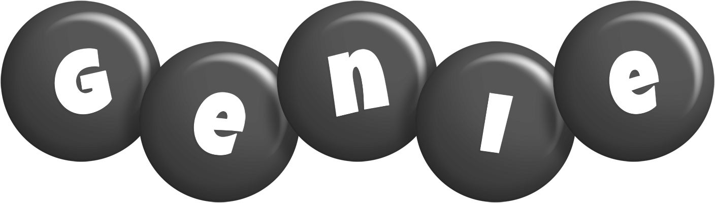 Genie candy-black logo