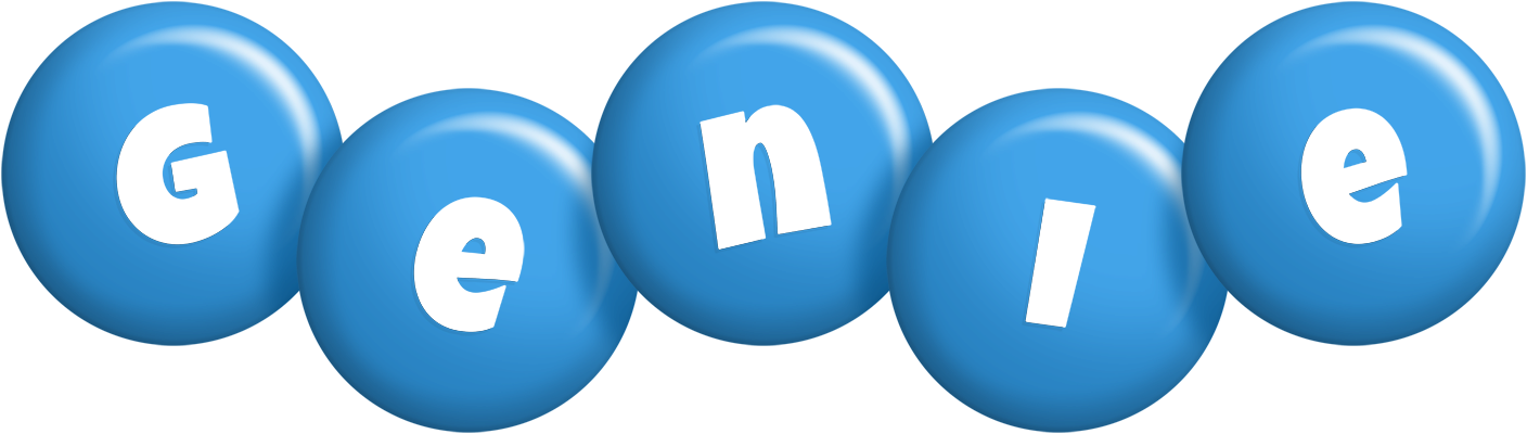 Genie candy-blue logo