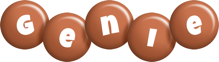 Genie candy-brown logo