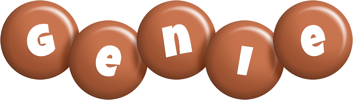 Genie candy-brown logo