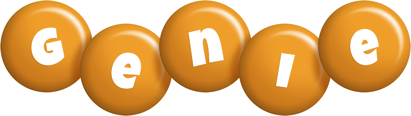 Genie candy-orange logo