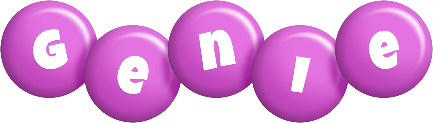 Genie candy-purple logo