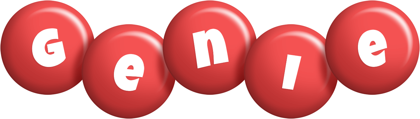Genie candy-red logo