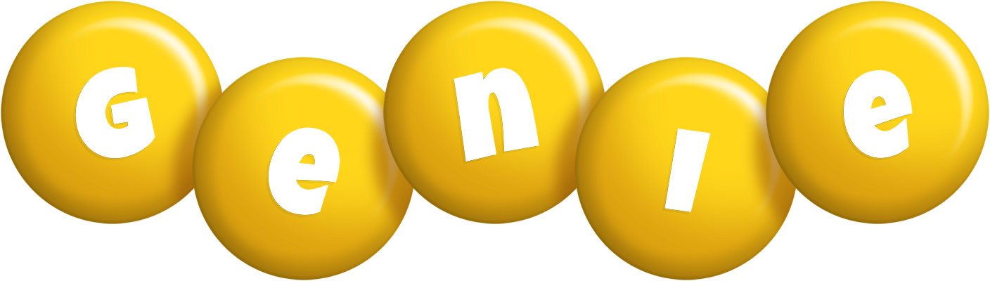 Genie candy-yellow logo