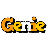 Genie cartoon logo