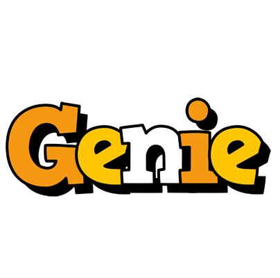 Genie cartoon logo