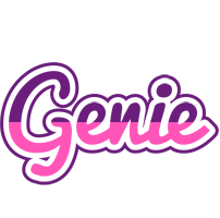 Genie cheerful logo