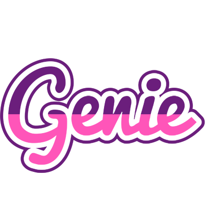 Genie cheerful logo