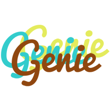 Genie cupcake logo