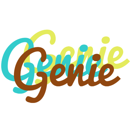 Genie cupcake logo