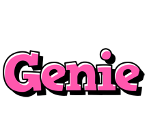 Genie girlish logo