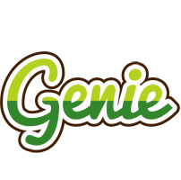 Genie golfing logo