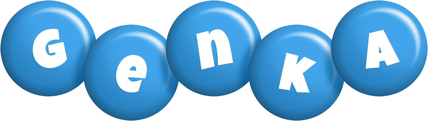 Genka candy-blue logo