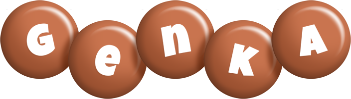 Genka candy-brown logo