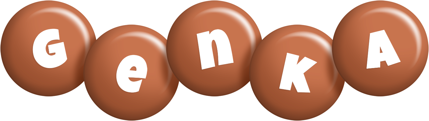 Genka candy-brown logo