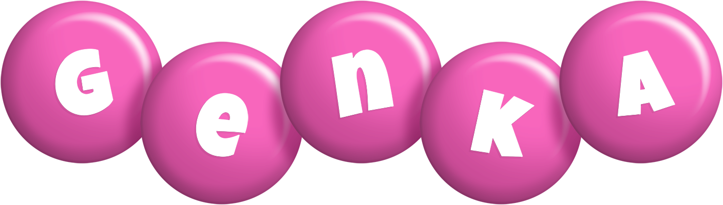 Genka candy-pink logo