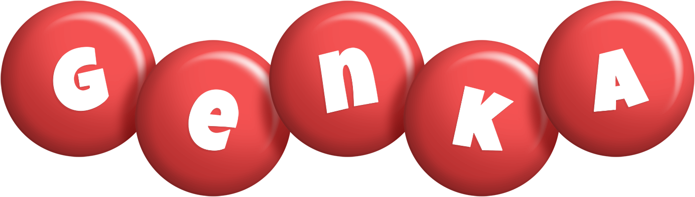 Genka candy-red logo