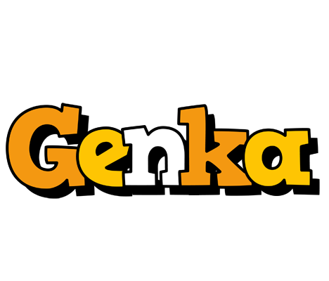Genka cartoon logo