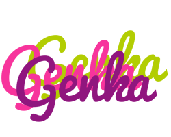 Genka flowers logo