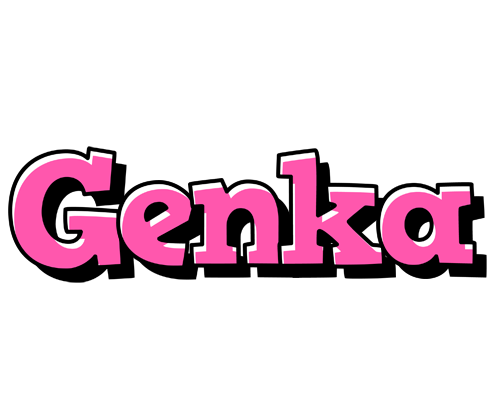 Genka girlish logo