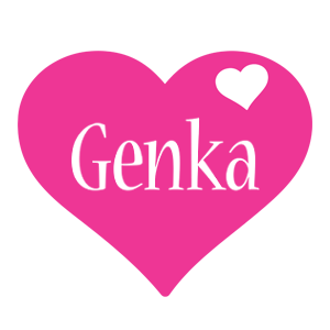 Genka love-heart logo