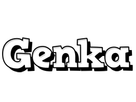 Genka snowing logo