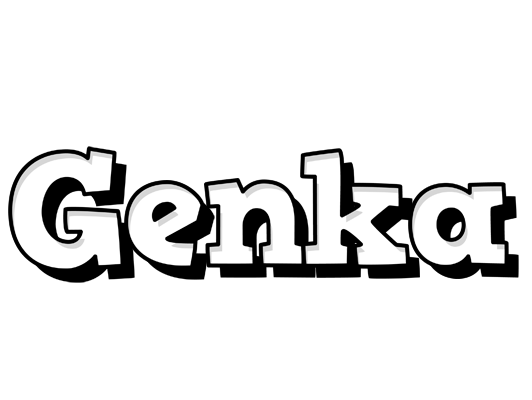 Genka snowing logo