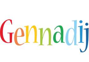 Gennadij birthday logo