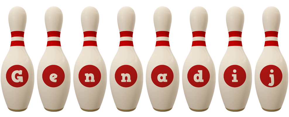 Gennadij bowling-pin logo