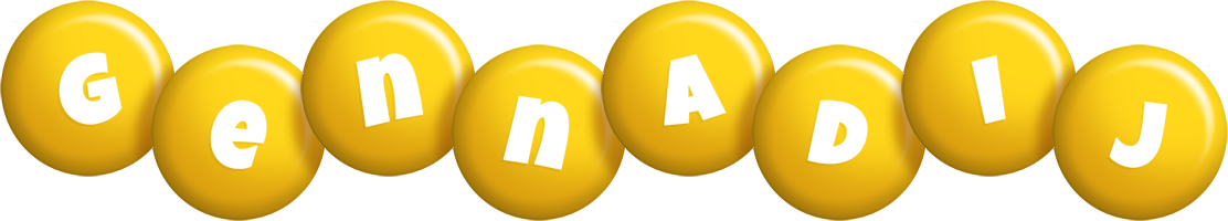 Gennadij candy-yellow logo