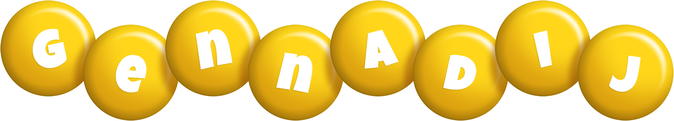Gennadij candy-yellow logo