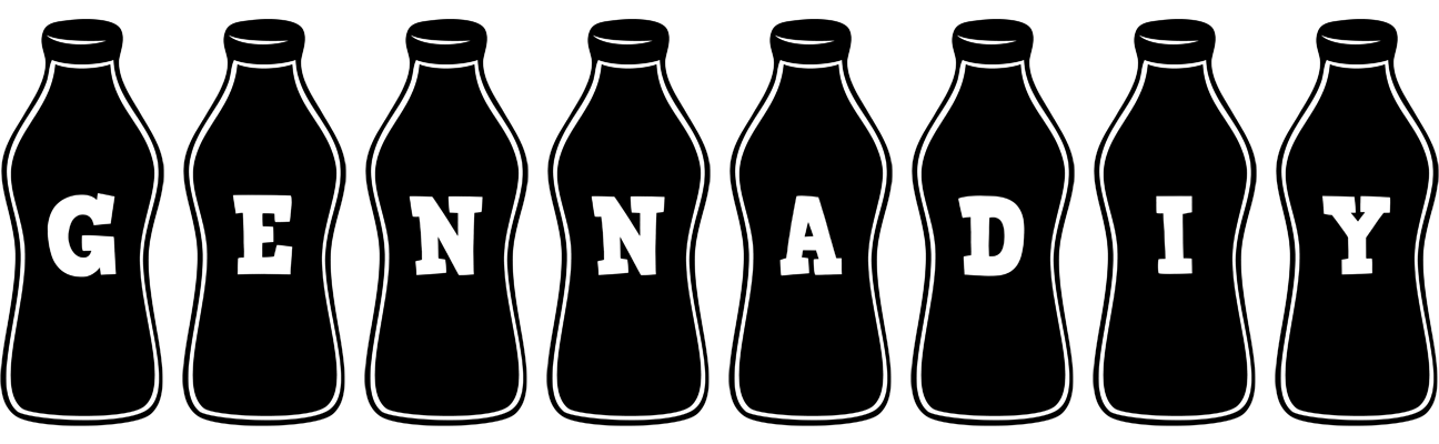 Gennadiy bottle logo