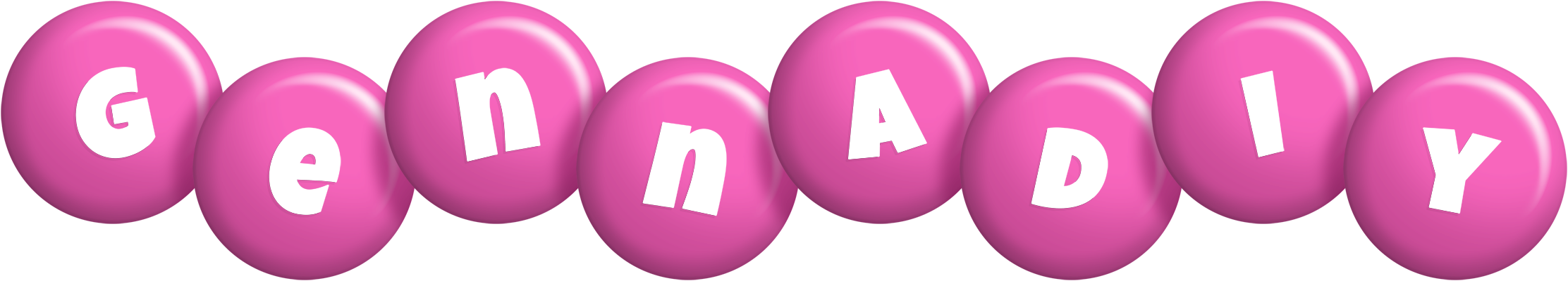 Gennadiy candy-pink logo