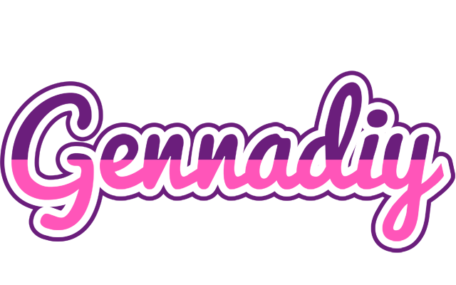 Gennadiy cheerful logo